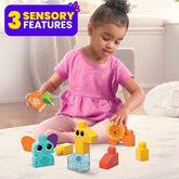 Mega Bloks Sensory Rock 'N Rattle Safari HKN42 - Colorland Toys